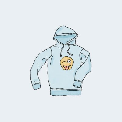 Premium Cotton Hoodie - Classic Fit, Bold Logo - Black